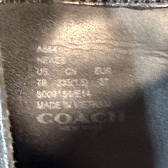 Coach Hewes Black Leather Ankle Boots - Picture 10 of 13